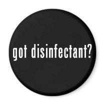 got disinfectant? refrigerator magnet