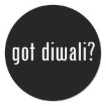 got diwali? round stickers