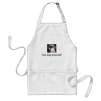 Got dog biscuits? Kitchen Apron by SchnauzerRescue Got dog biscuits? Kitchen Apron
