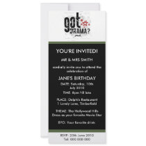 Got Drama? invitations