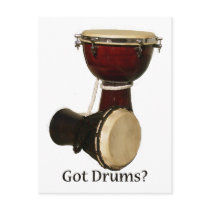 Got Drums Postcards by FogWeaver Got Drums Postcards