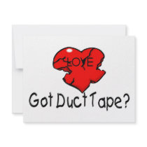 Got Duct Tape Personalized Invite
