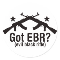 Got EBR? AK47 Round Stickers