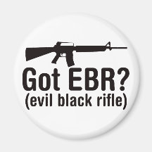 Got EBR? Basic AR15 Fridge Magnet