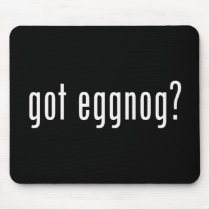 Got Eggnog? Christmas Spirit Given Liquid Form mousepads
