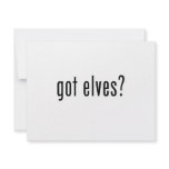 got elves? personalized announcement