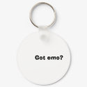 Got emo? keychains