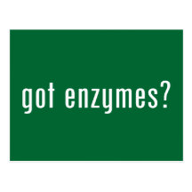 got enzymes? post card