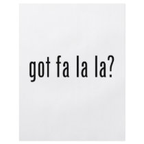 got fa la la? custom flyer