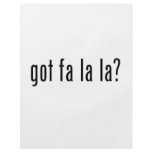 got fa la la? flyers