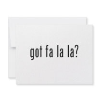 got fa la la? invitations