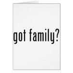 got family? greeting card