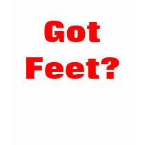 Got Feet? t-shirts by MikaylaMiles Got Feet? t-shirts