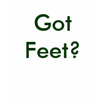 Got Feet? t-shirts