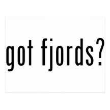 got fjords? postcard