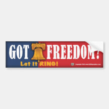 Got Freedom? Bumper Sticker