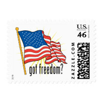 Got Freedom Flag postage