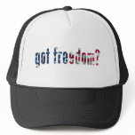 got freedom? trucker hats