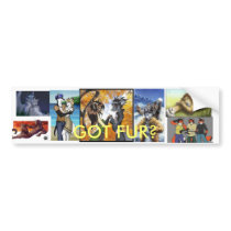Got fur bumper sticker bumper stickers