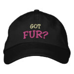 Got FUR? Embroidered Hats