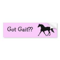 Got Gait?? bumper stickers