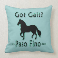 Got Gait? My Paso Fino Does Pillows