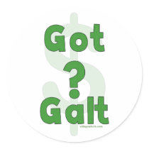Got Galt Round Sticker