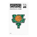 got game basketball design postage