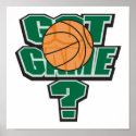 got game basketball design posters