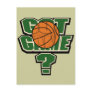 Got Game Basketball Postcard