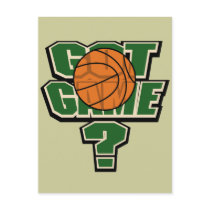 Got Game Basketball postcards by sports_tshirts Got Game Basketball postcards