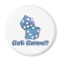 Got Game? dice magnets