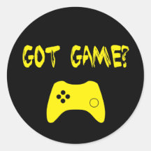 Got Game?  Funny Gamer Stickers