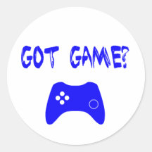 Got Game?  Funny Gamer Stickers