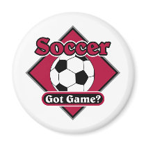 Got Game? Soccer magnets