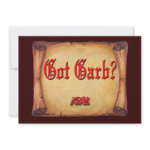 Got Garb invitation