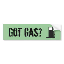 Got Gas? bumper stickers by Netmogul Got Gas? bumper stickers
