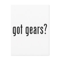 got gears? postcards by meliajenjen got gears? postcards