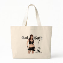 Got Goth? LOGO/Moto Tote bags