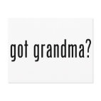got grandma? Postcard