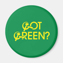 Got Green? Refrigerator Magnets