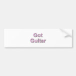 Got Guitar3 Bumper Sticker