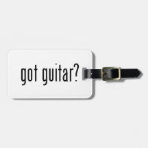 got guitar? bag tag