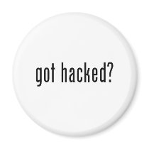 got hacked? magnets by meliajenjen got hacked? magnets