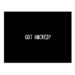 got hacked? postcards