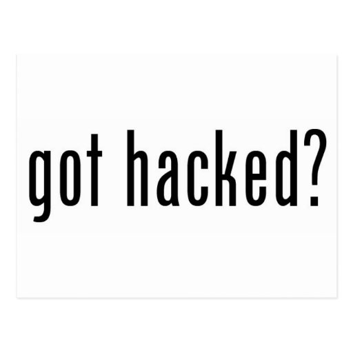 got hacked? postcards
