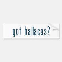 got hallacas bumper stickers