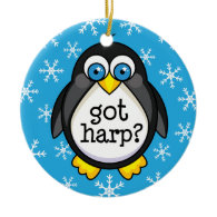 Got Harp (Funny) Ornament