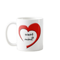 Got Heart, Want Mine Mug (red) mugs