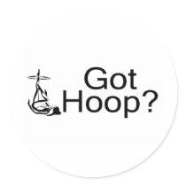 Got Hoop Hula Hoop Girl Stickers